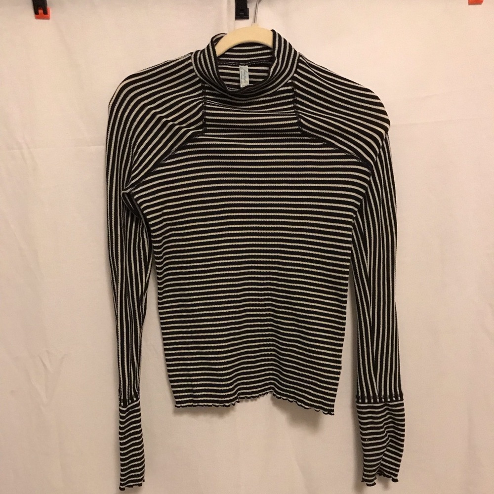 Free people mock neck knit top